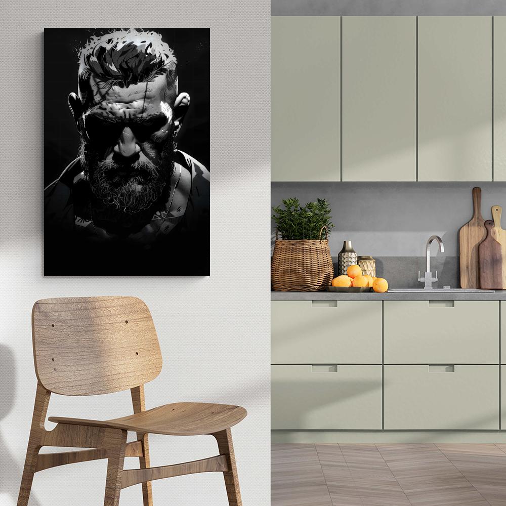 conor mcgregor black and white 0039