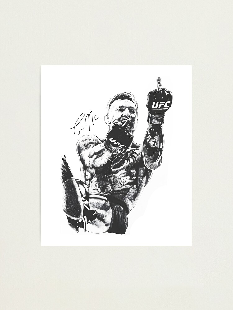 conor mcgregor black and white 0041