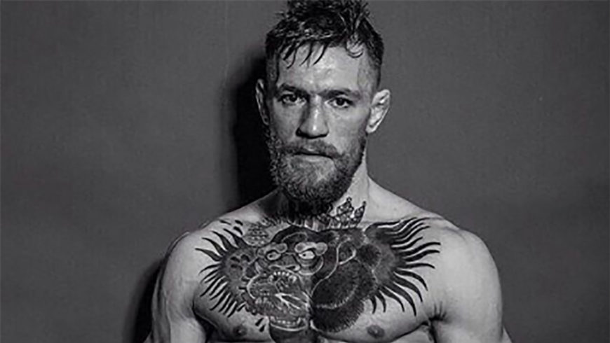 conor mcgregor black and white 0046