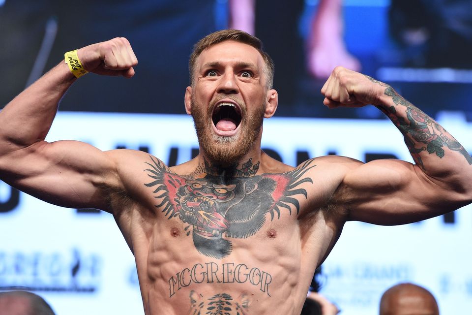 Conor McGregor celebration photos