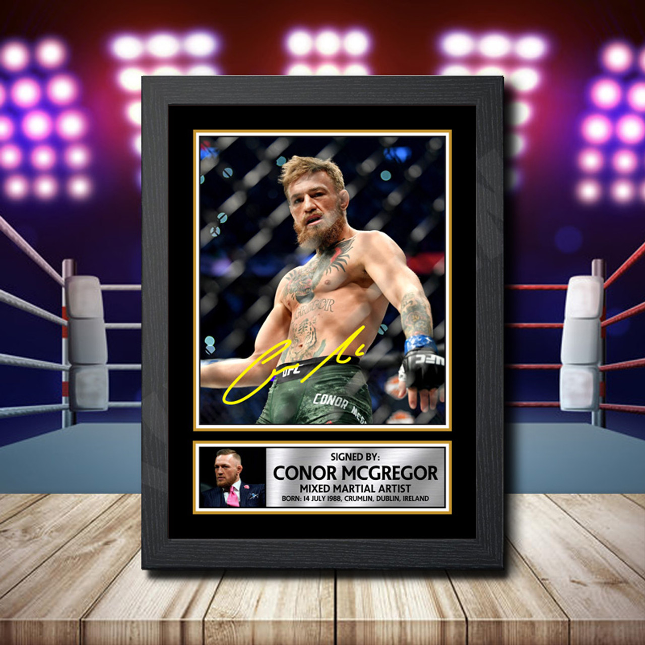 conor mcgregor signing posters 0011