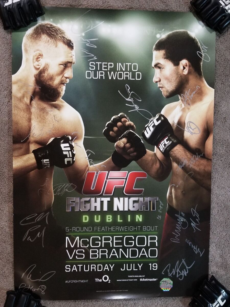 conor mcgregor signing posters 0042
