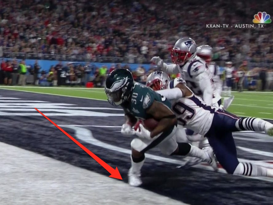 Corey Clement Super Bowl catch