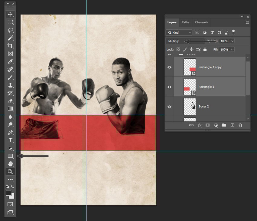 create a boxing poster 0012