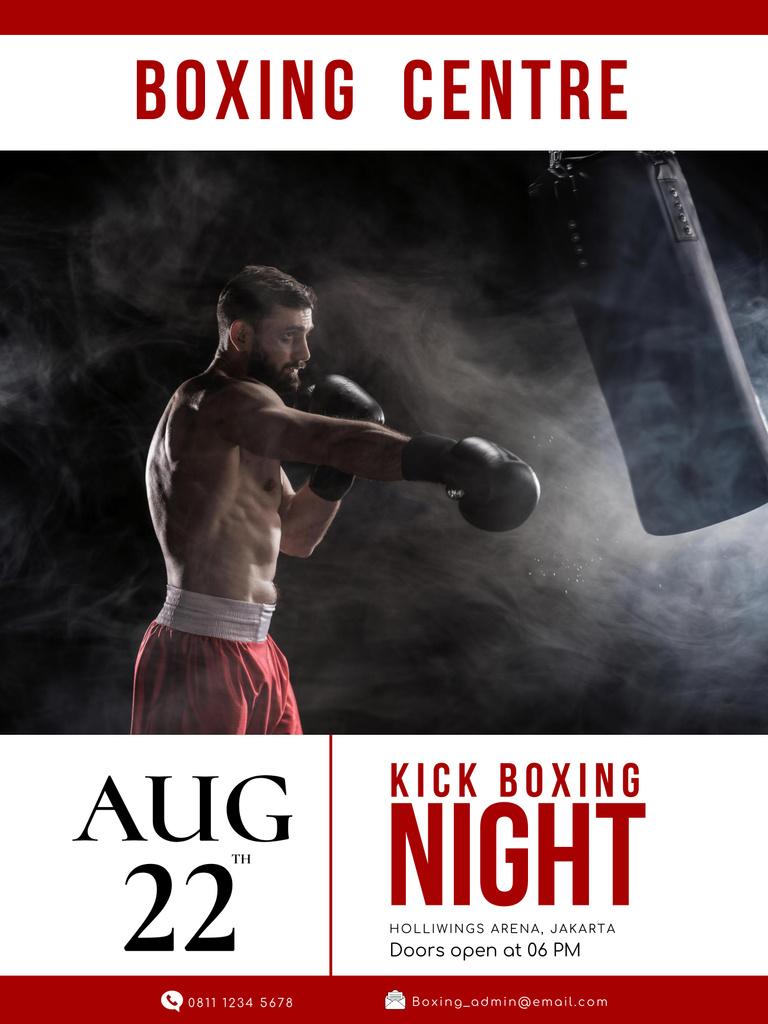 create a boxing poster 0016