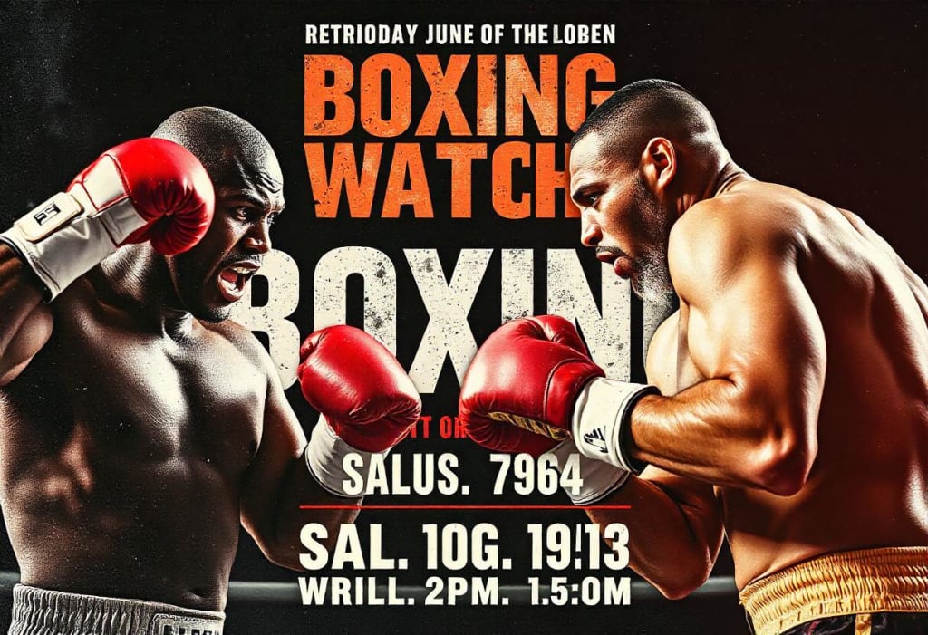 create a boxing poster 0020