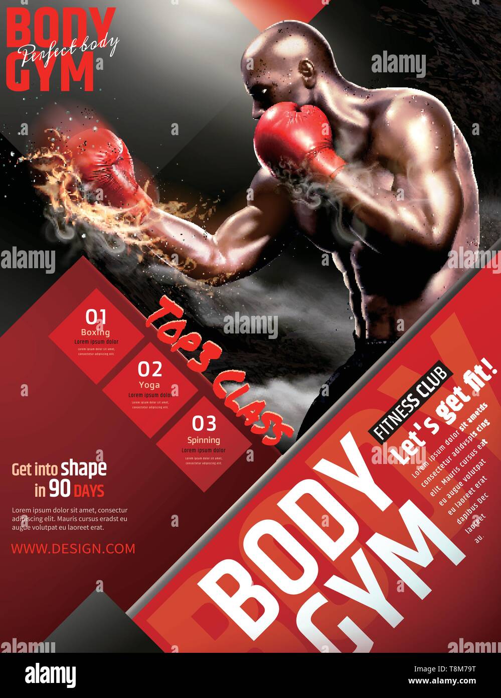 create a boxing poster 0022