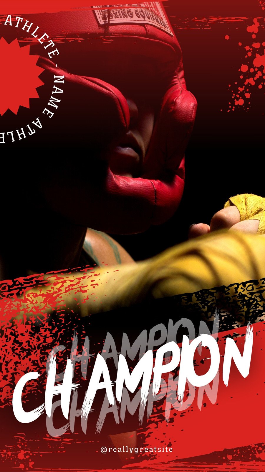 create a boxing poster 0028