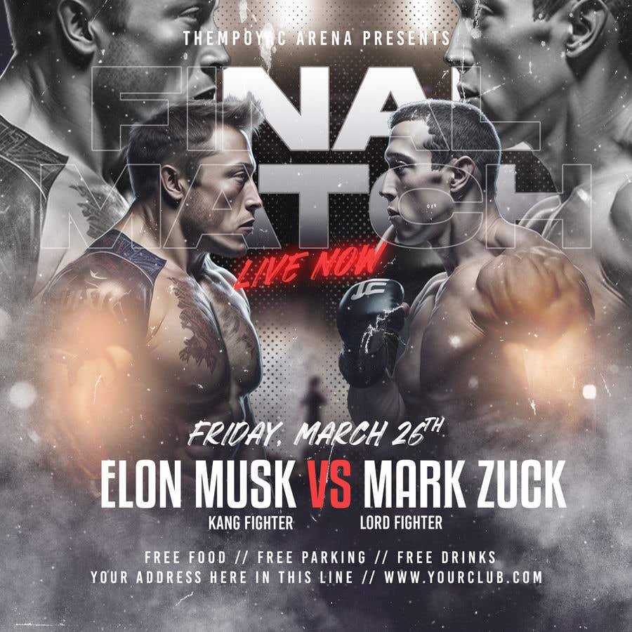 create a boxing poster 0034