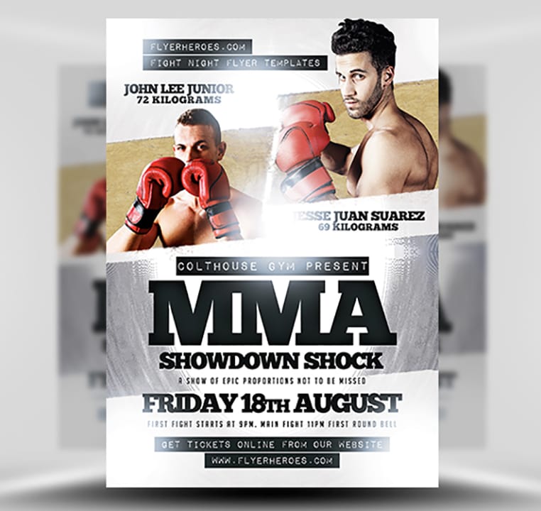 create a boxing poster 0036