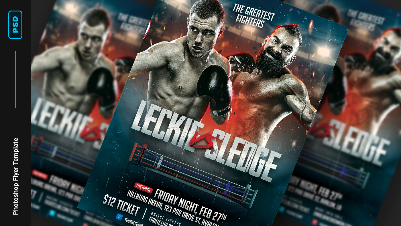 create a boxing poster 0039