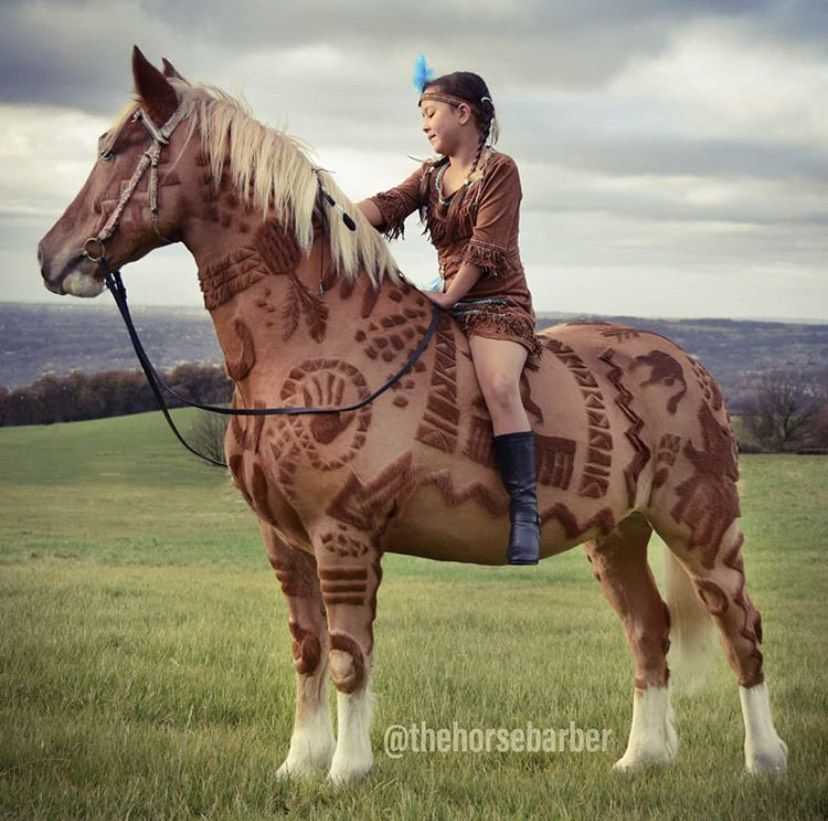 creative horse clipping