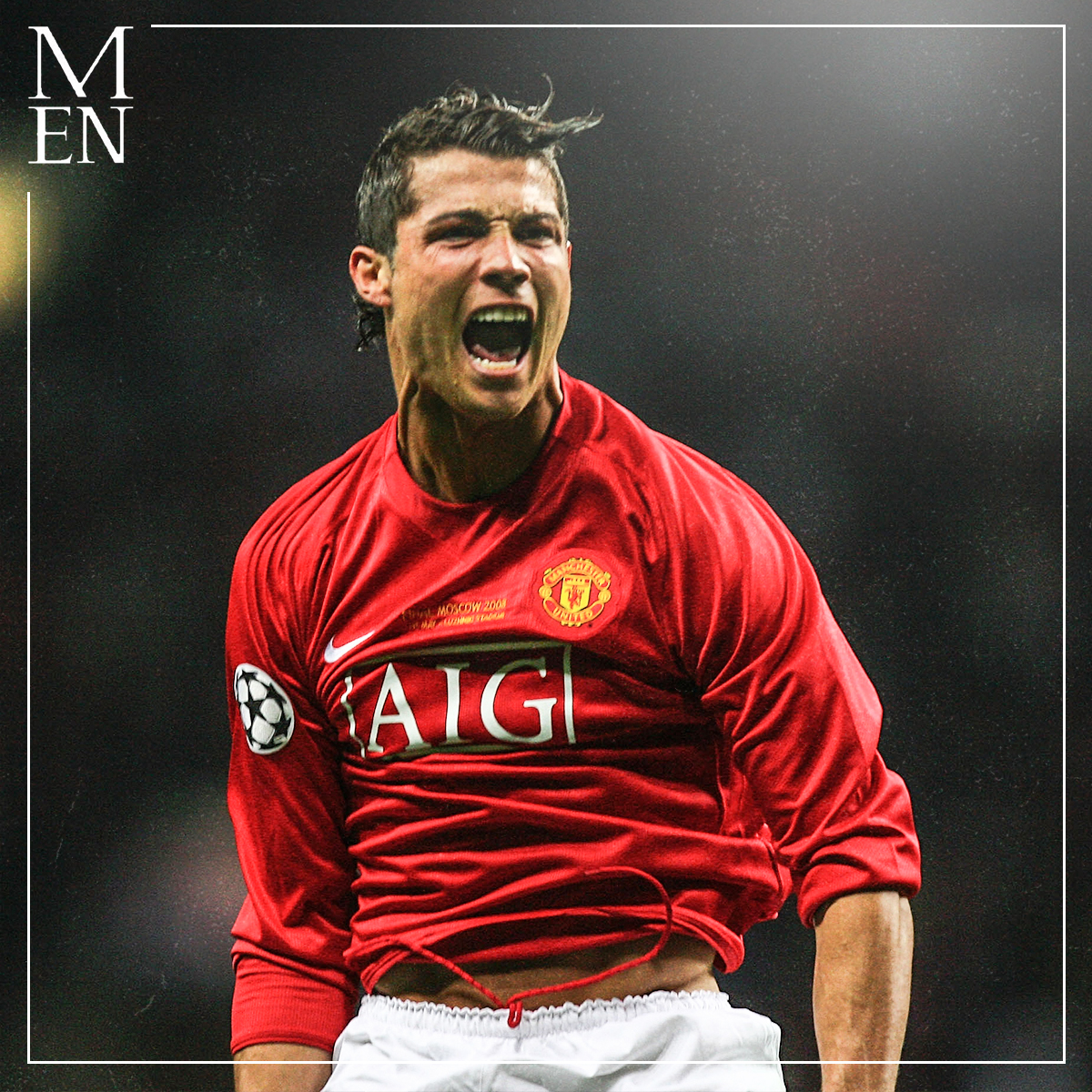Cristiano 2008 Champions League final