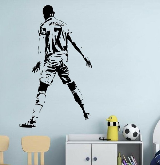 cristiano ronaldo wall decal 0012