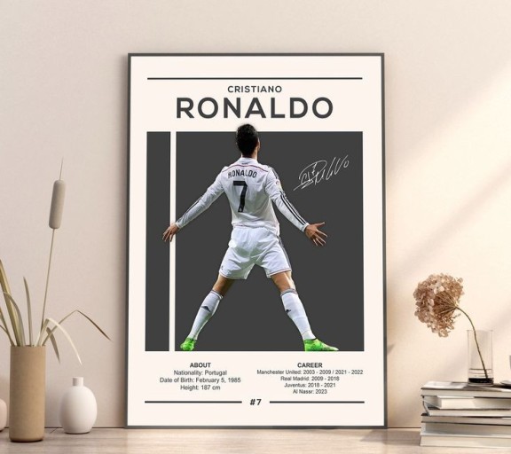 cristiano ronaldo wall decal 0042