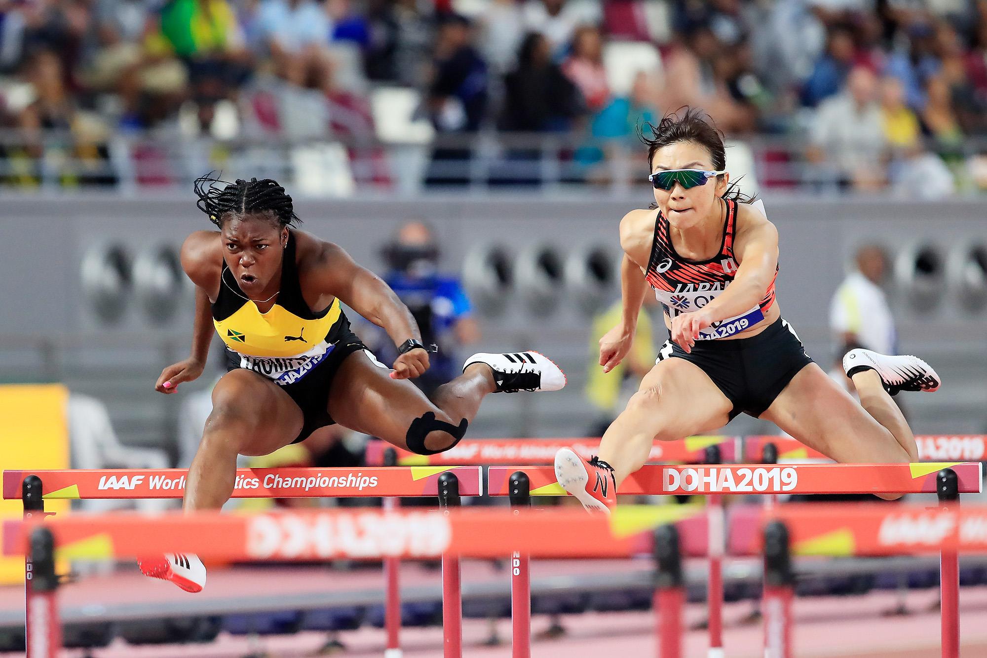current 100m hurdles record
