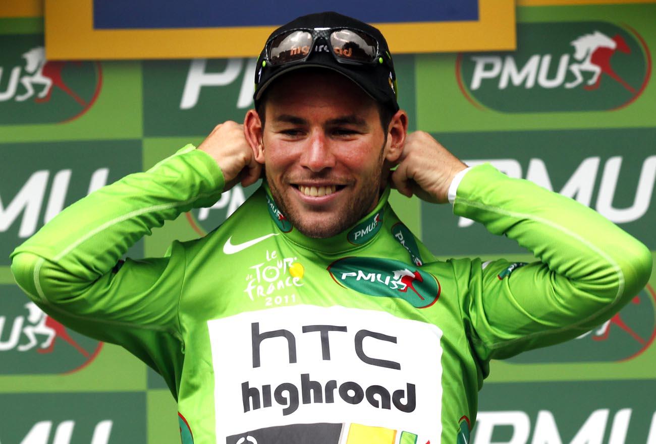 current green jersey holder