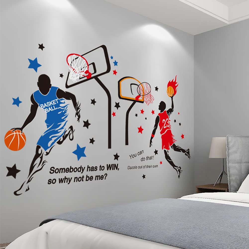 custom sports mural stickers