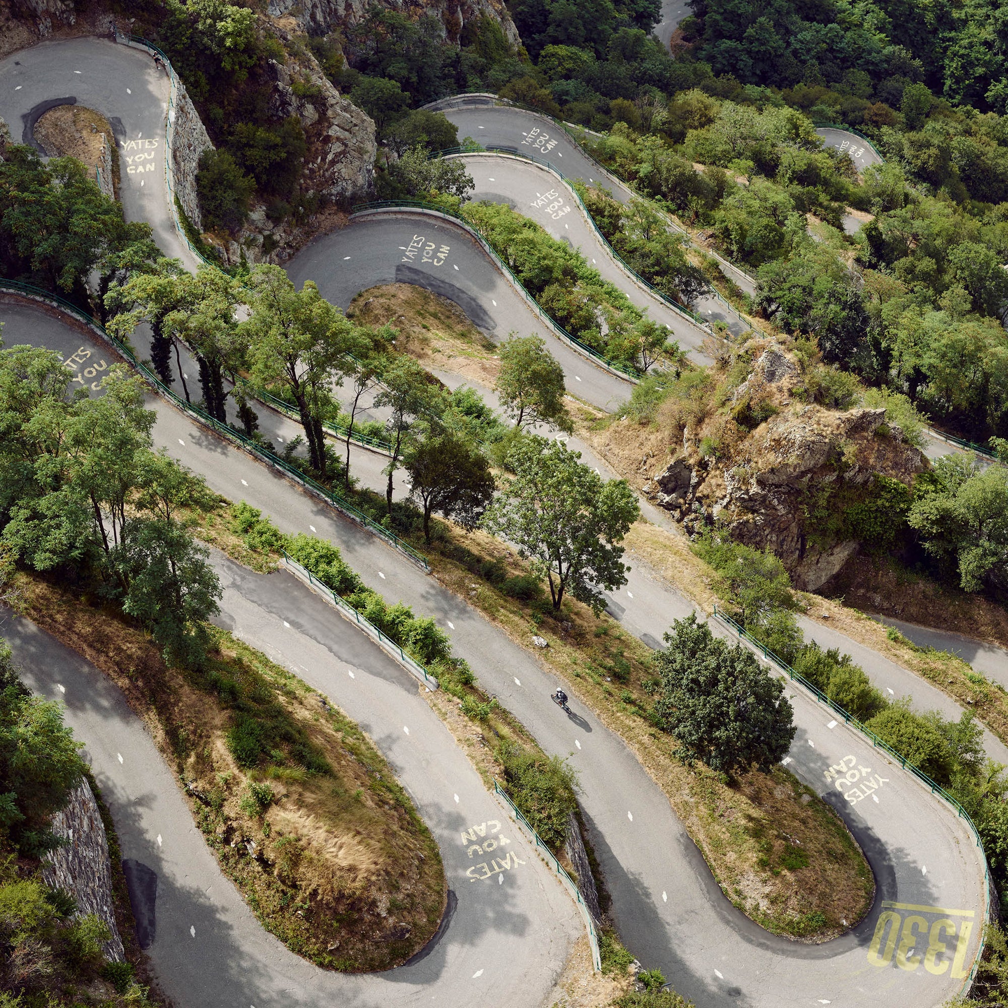 Cyclist Challenges Montvernier