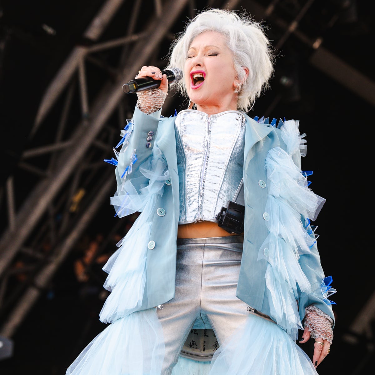 Cyndi Lauper candid shots
