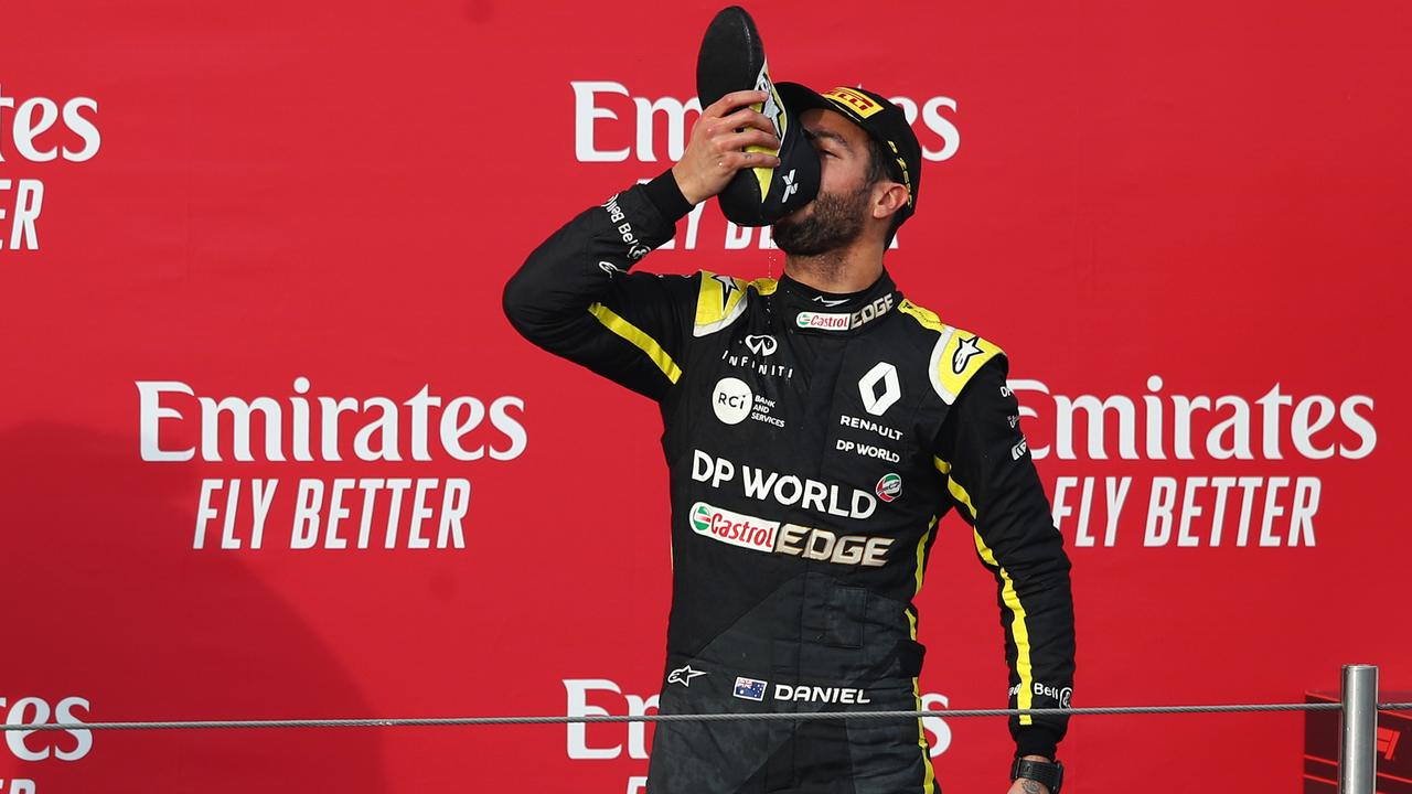 Daniel Ricciardo F1 standings 2020