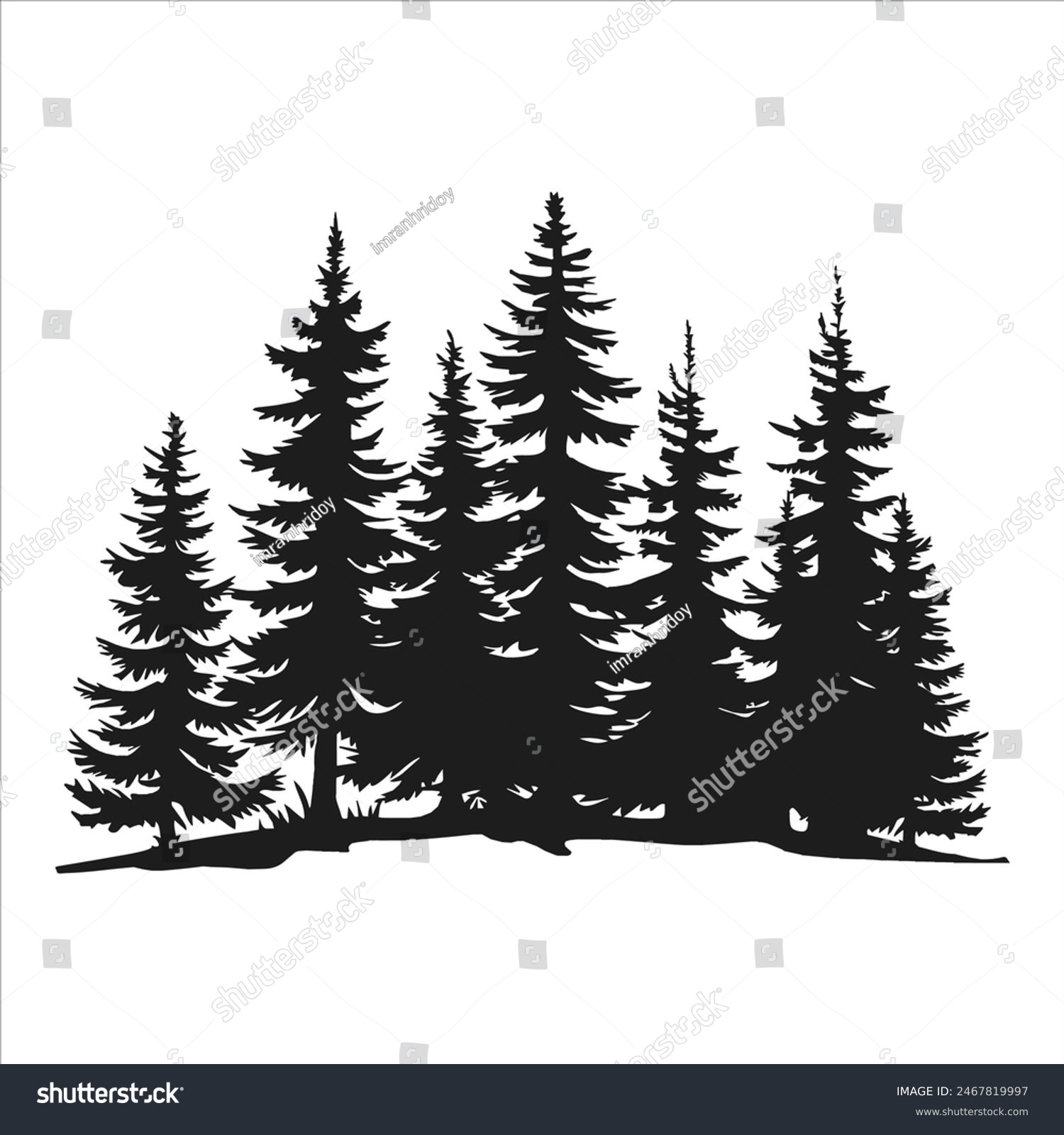 dark forest imagery