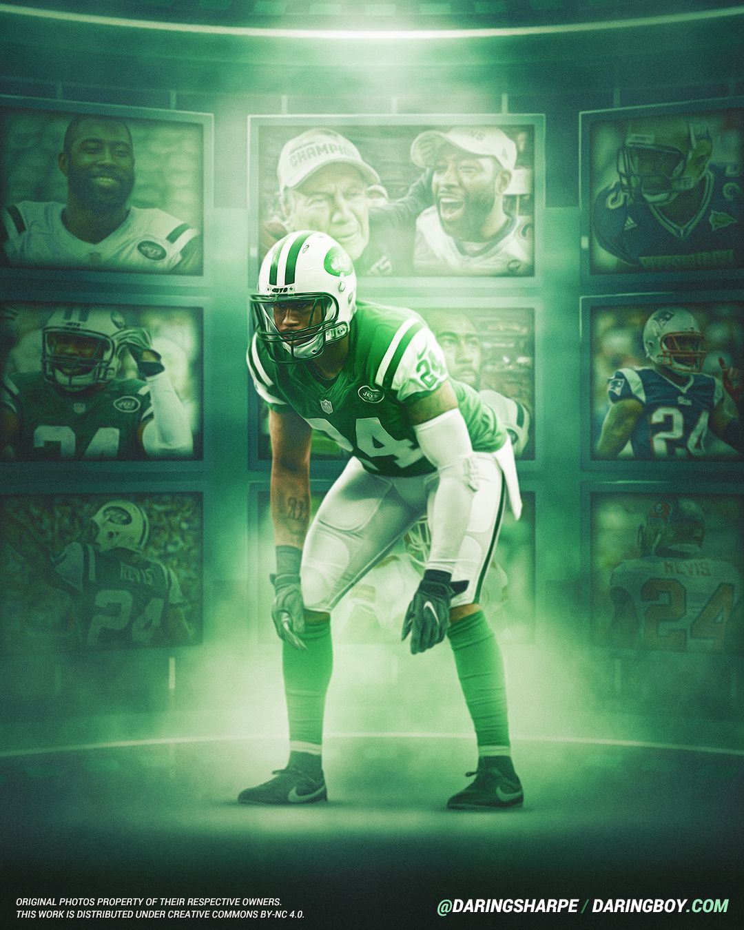 Darrelle Revis digital wallpaper