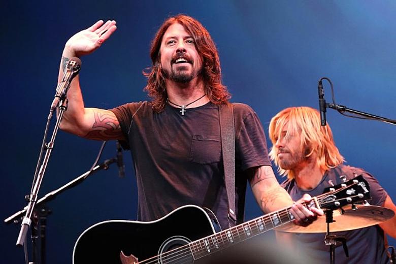 Dave Grohl portrait session.