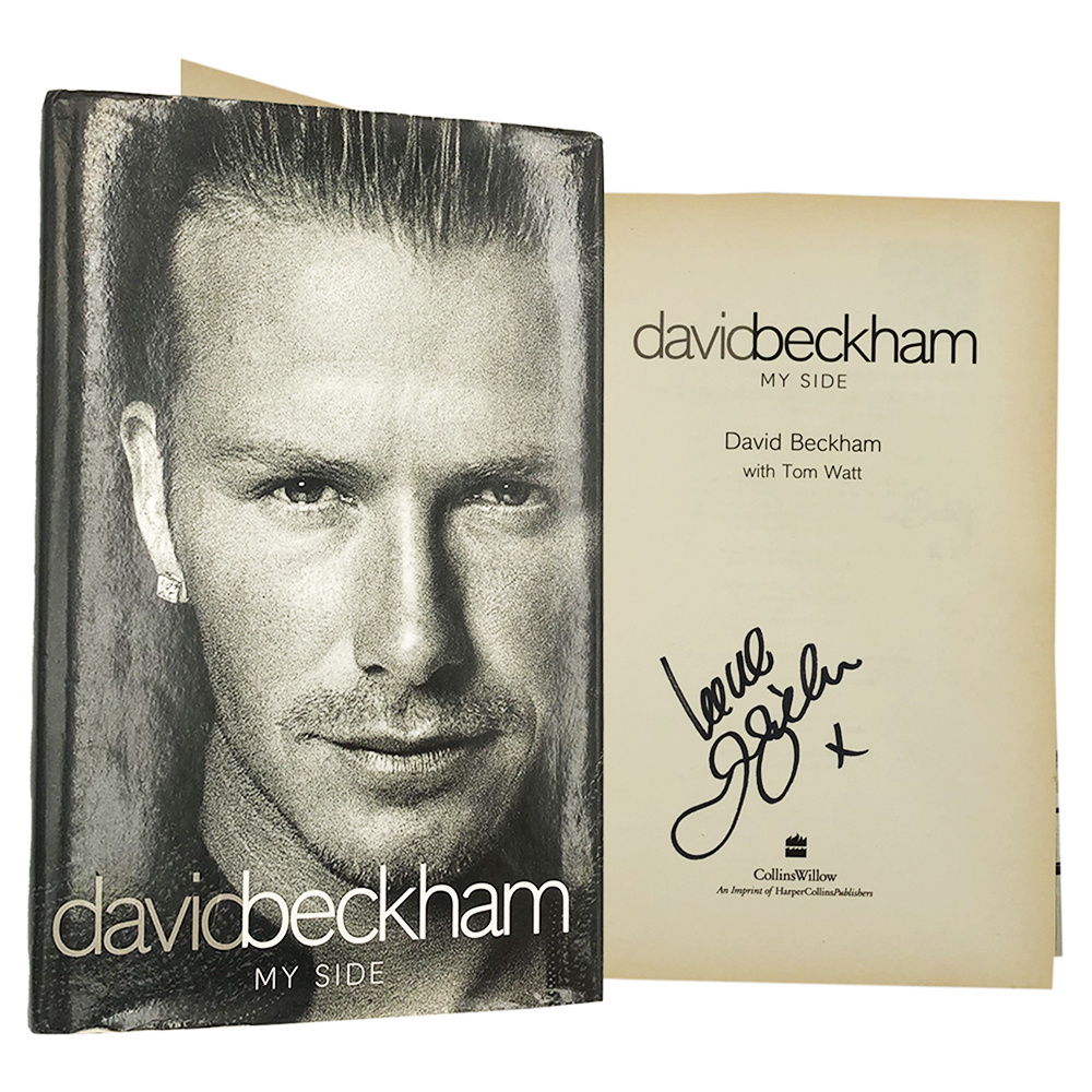 david beckham signed ball