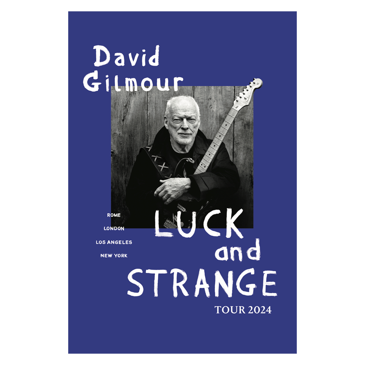 David Gilmour concert poster