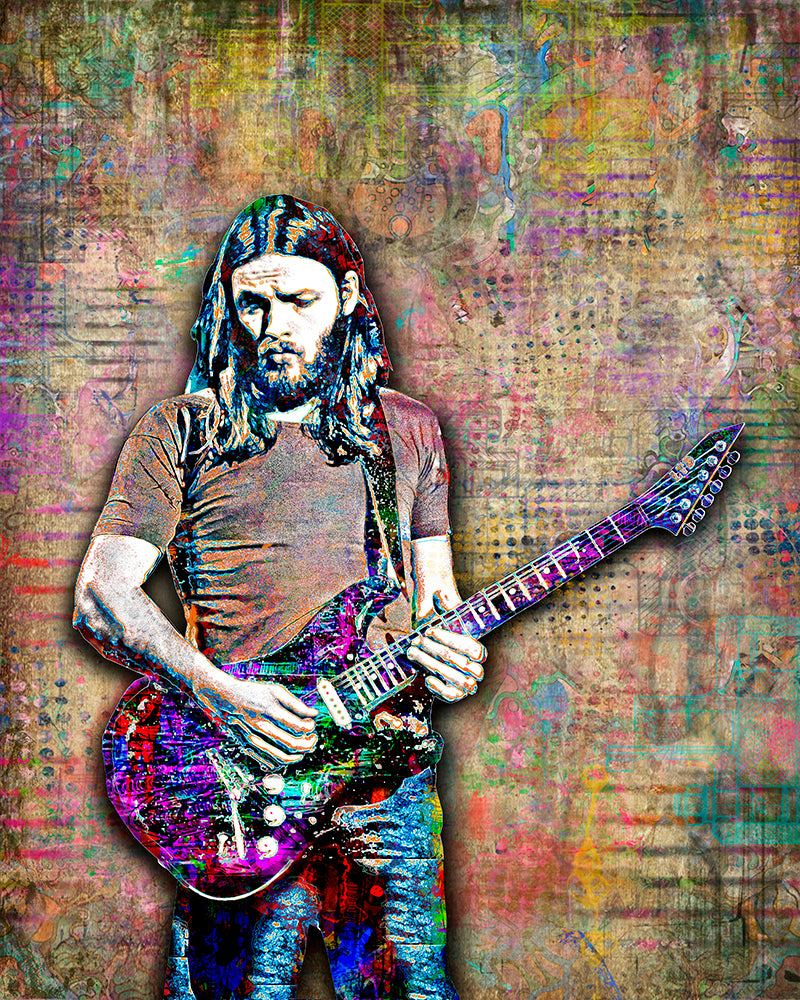 David Gilmour memorabilia art