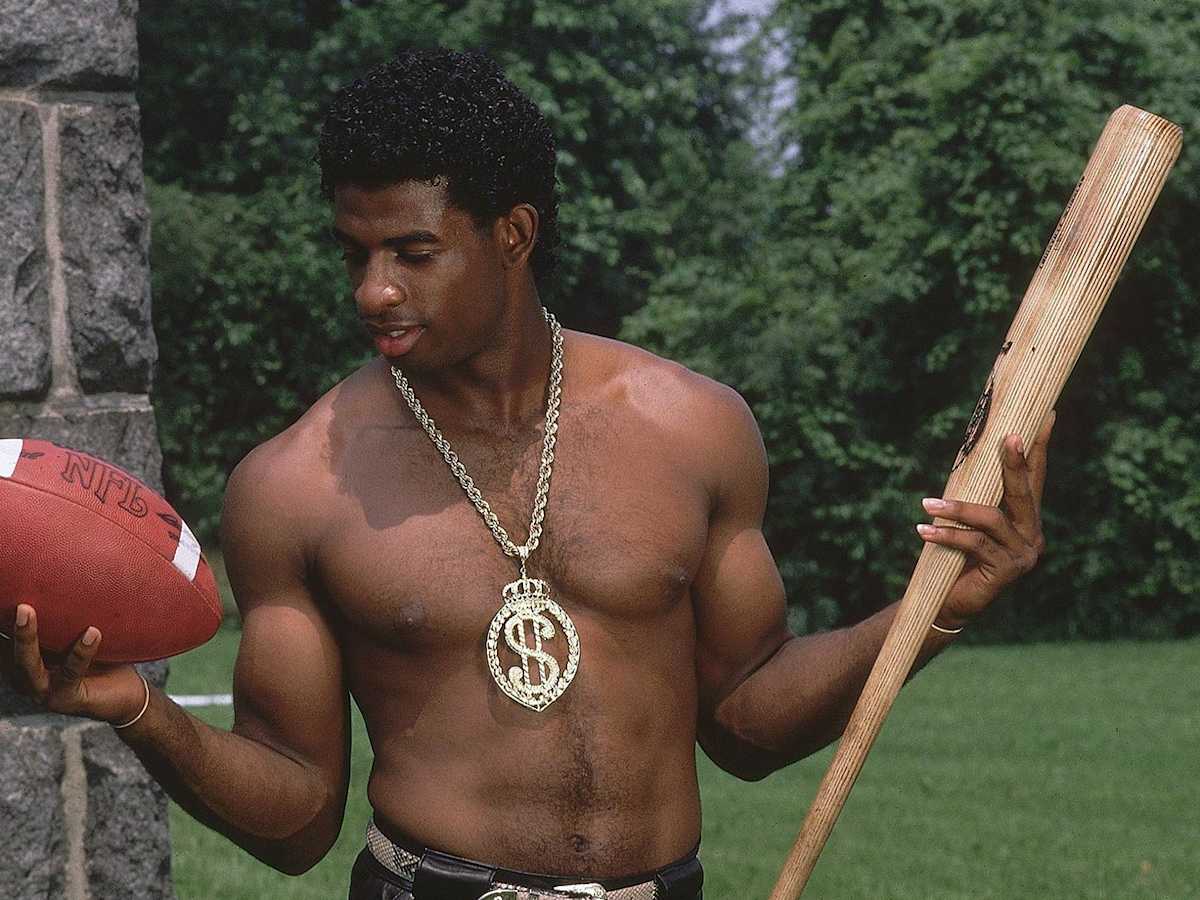 Deion Sanders candid shots