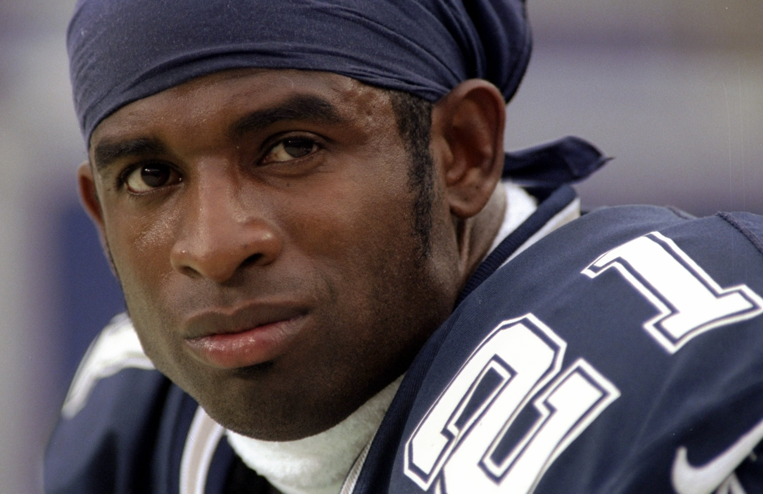 Deion Sanders career timeline.