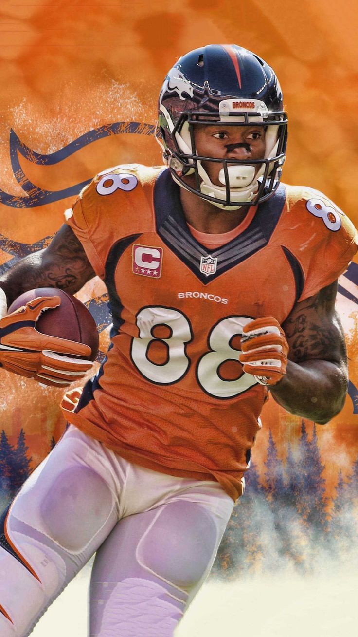 demaryius thomas digital wallpaper