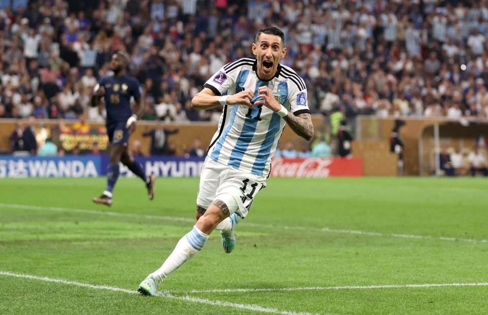 Di Maria goals World Cup 2022