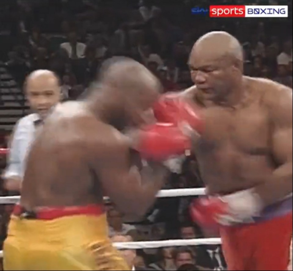 did foreman beat moorer 0016