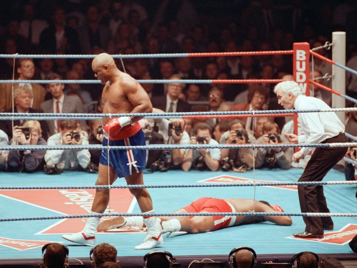 did foreman beat moorer 0039