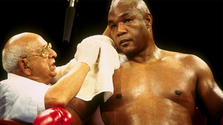 did foreman beat moorer 0049