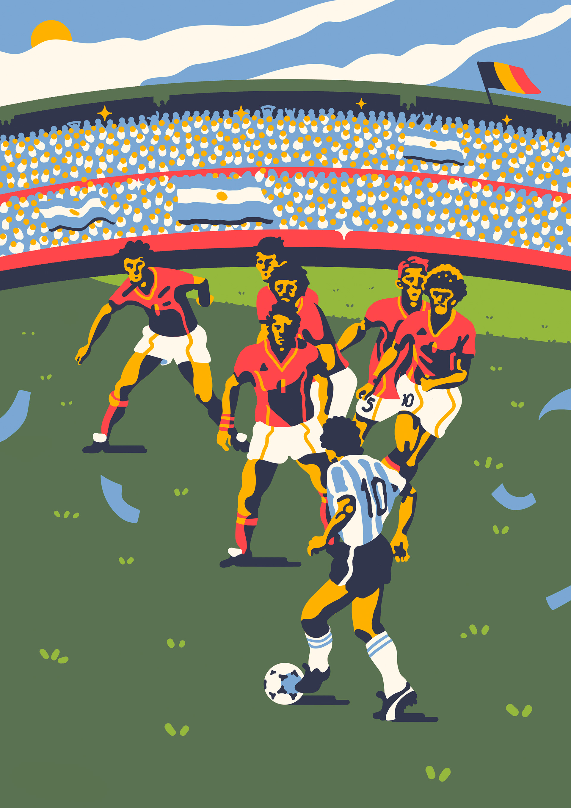 diego maradona hand of god wc 1986 print 0052