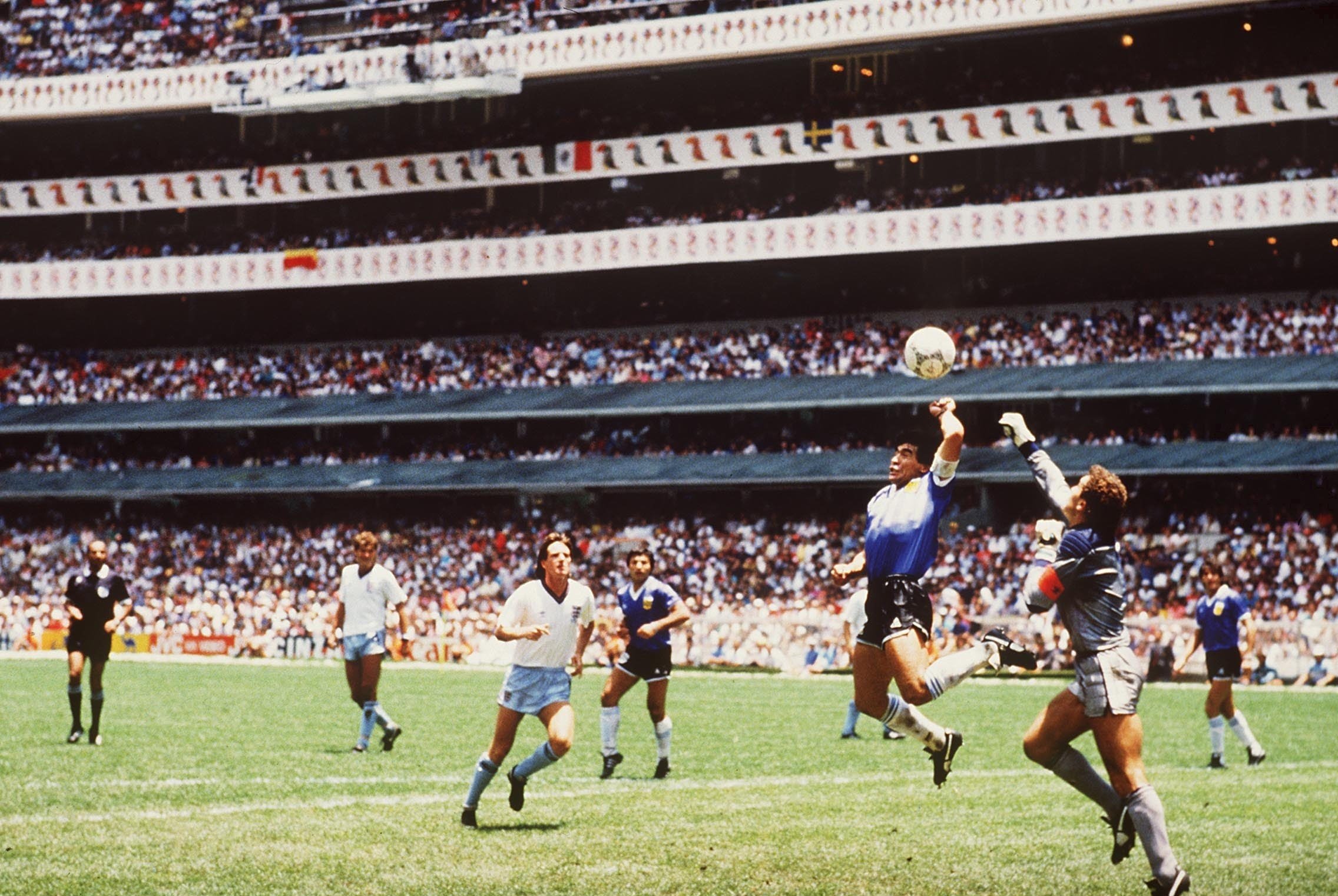 diego maradona hand of god wc 1986 print 0093