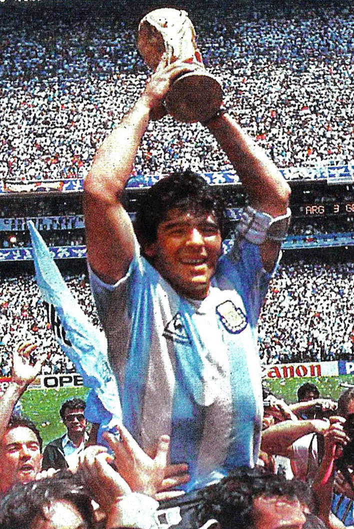diego maradona hand of god wc 1986 print 0043