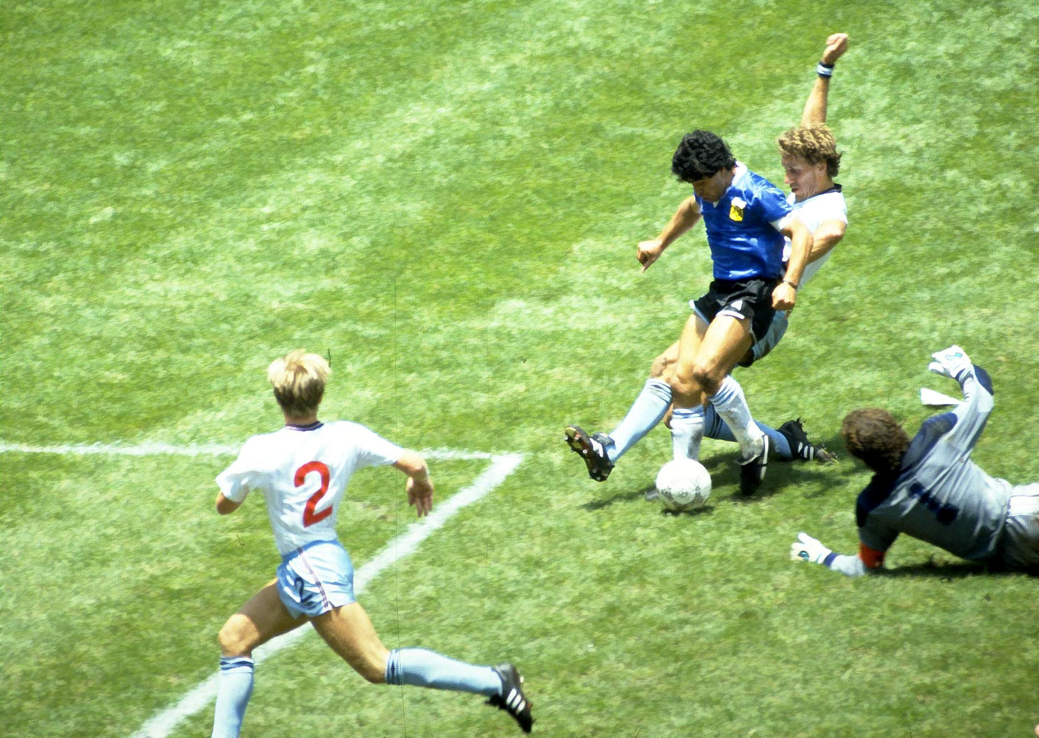 diego maradona hand of god wc 1986 print 0044