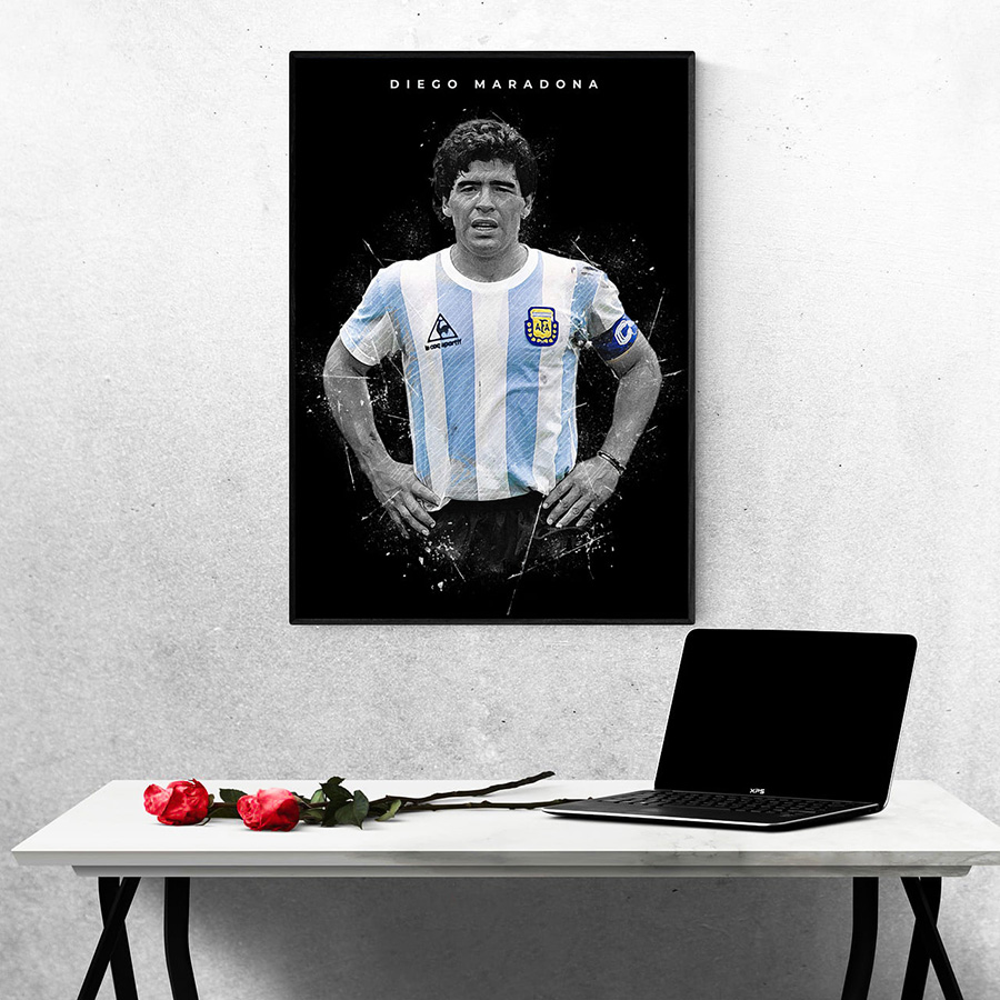 diego maradona hand of god wc 1986 print 0075