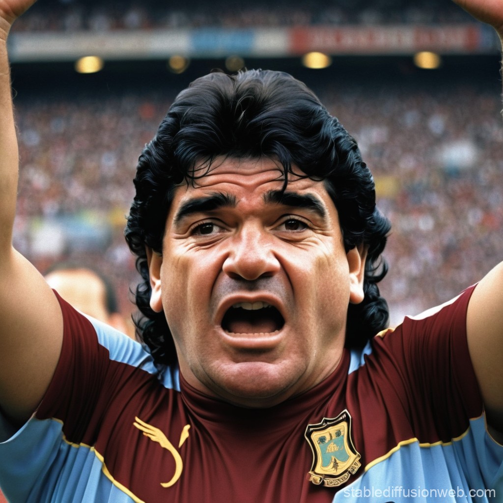 diego maradona hand of god wc 1986 print 0096