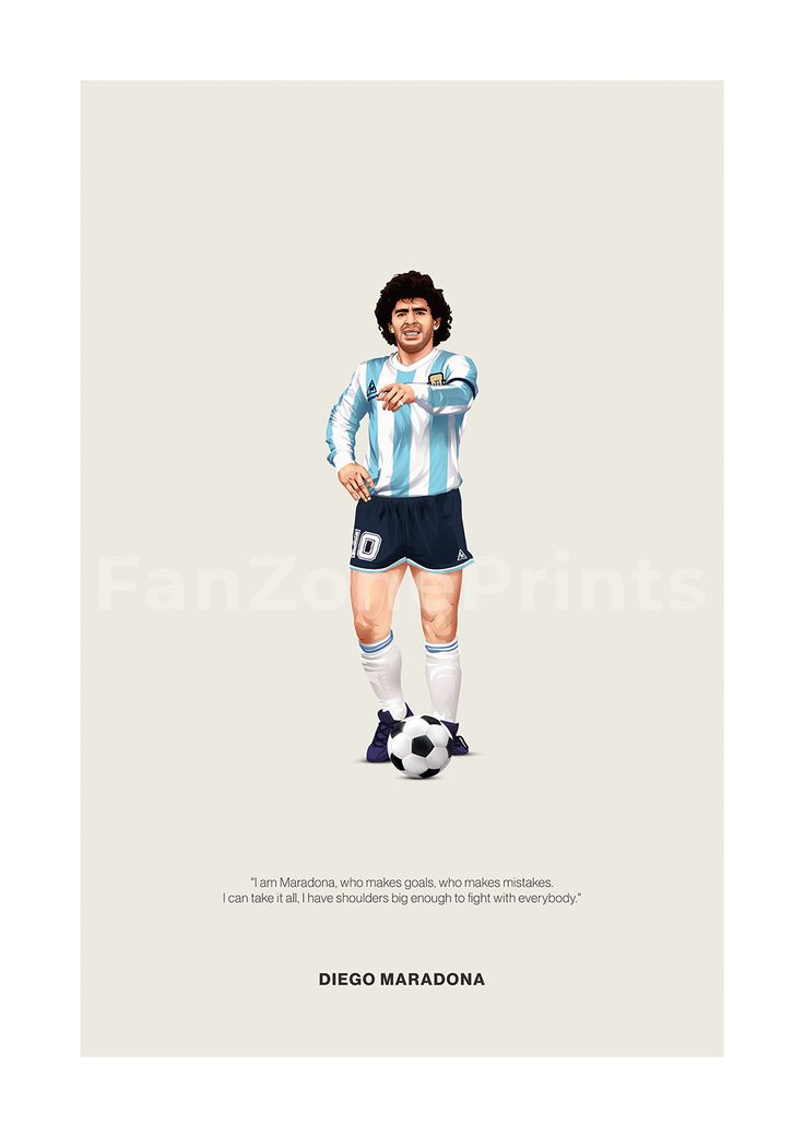 diego maradona hand of god wc 1986 print 0015