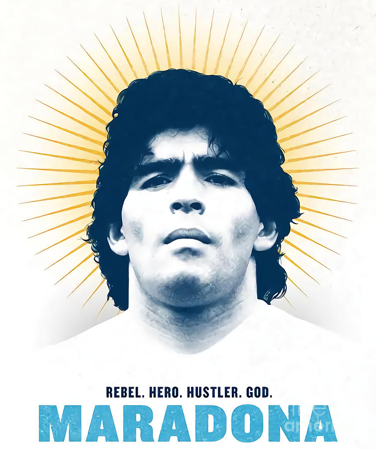 diego maradona hand of god wc 1986 print 0020