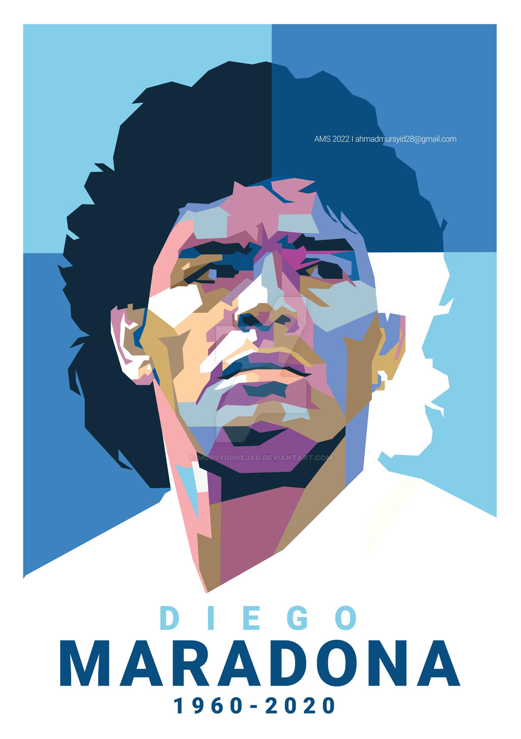 diego maradona hand of god wc 1986 print 0090