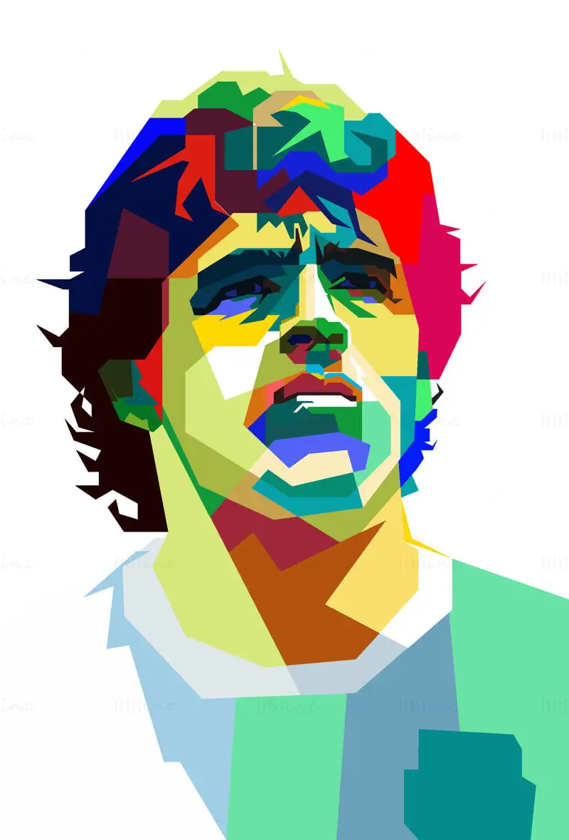 diego maradona hand of god wc 1986 print 0094