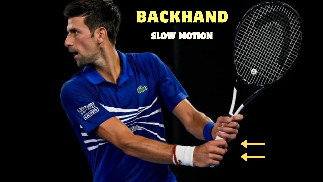 Djokovic backhand technique
