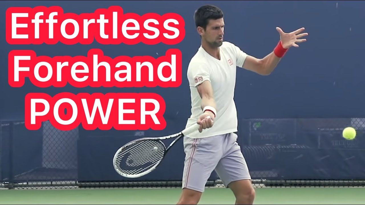 Djokovic forehand training tips.